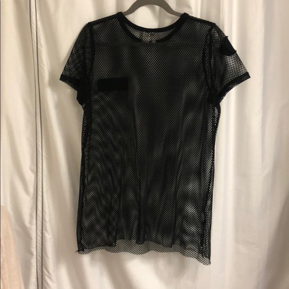 H&M FISHNET DRESS MEDIUM - Picture 2 of 4